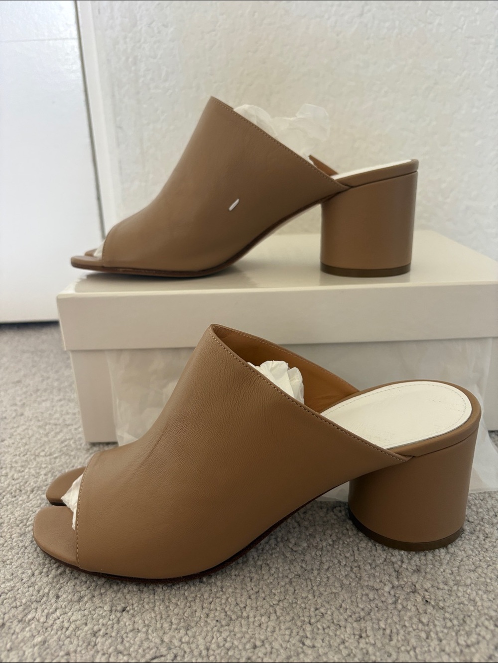 Maison margiela nude Tabi mules - Picture 3 of 6